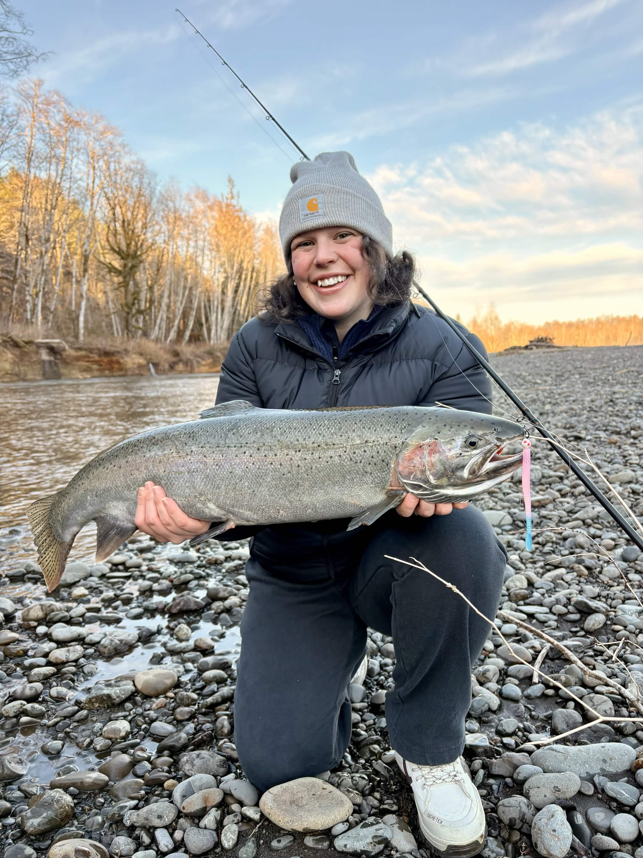 Group of anglers with a great catch